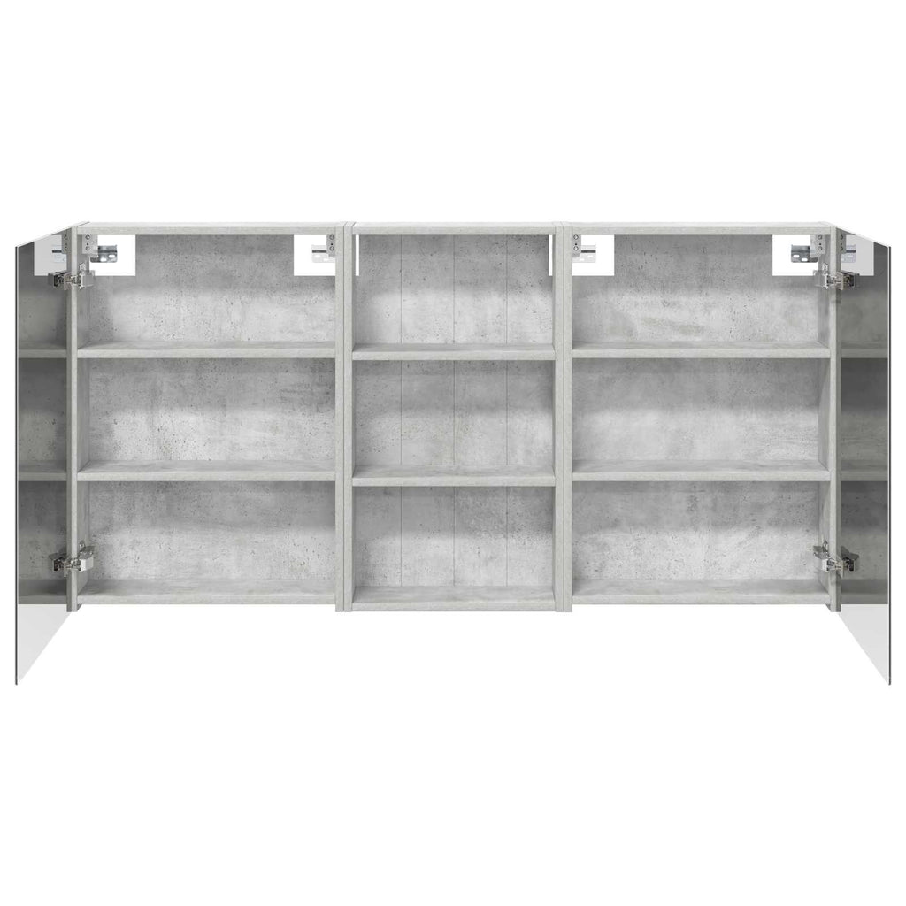 vidaXL Zestaw Szafek Łazienkowych z półką 3 pcs 140 x 14,5 x 70 cm