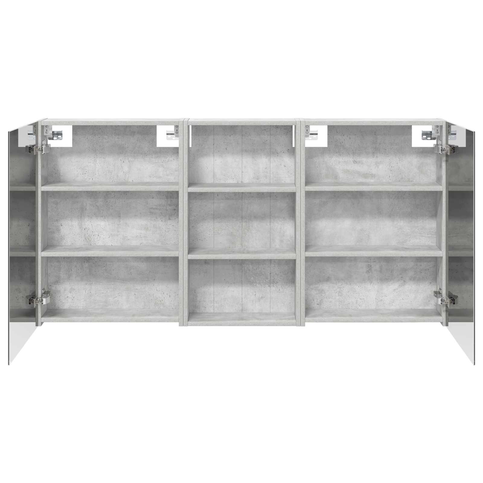 vidaXL Zestaw Szafek Łazienkowych z półką 3 pcs 140 x 14,5 x 70 cm