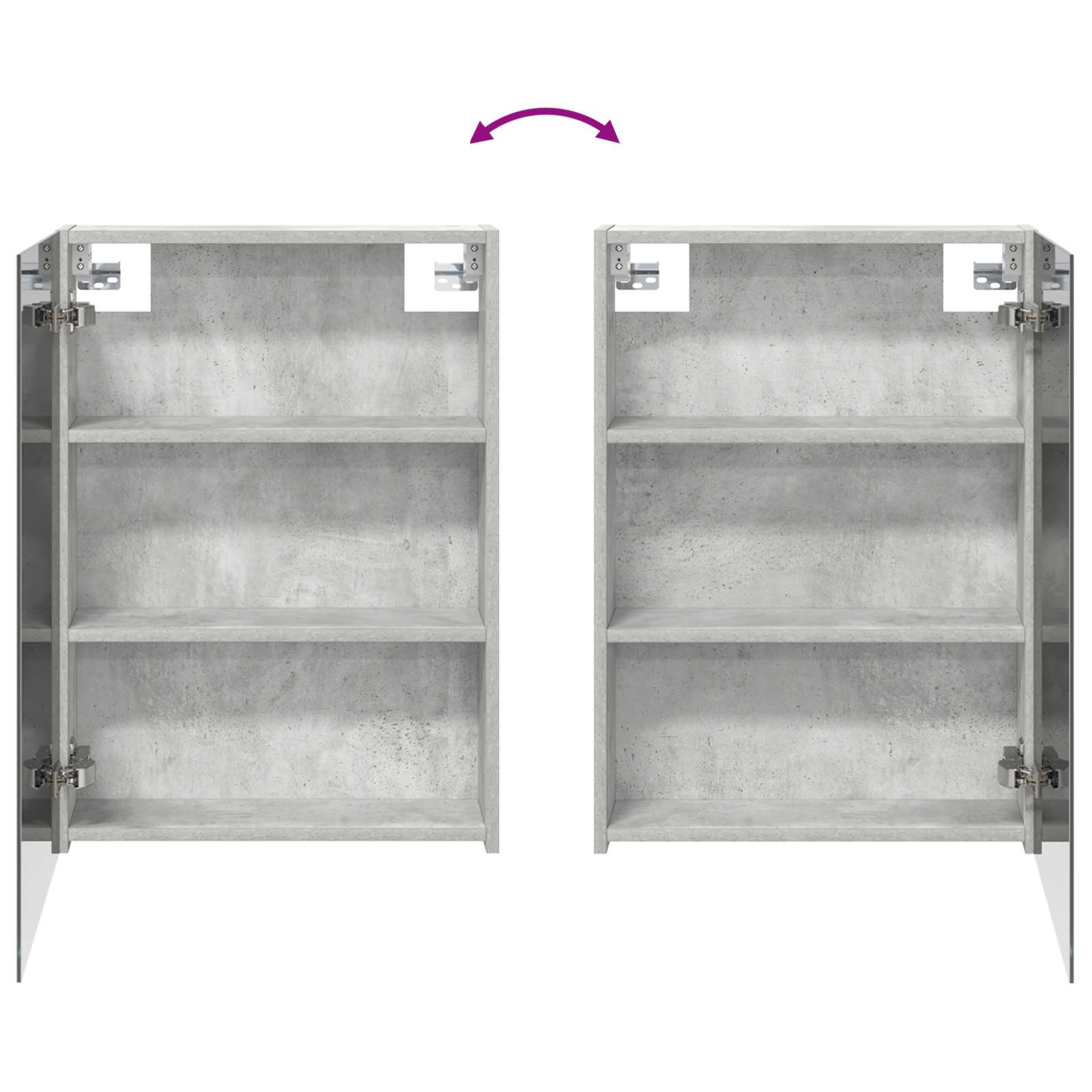 vidaXL Zestaw Szafek Łazienkowych z półką 3 pcs 140 x 14,5 x 70 cm
