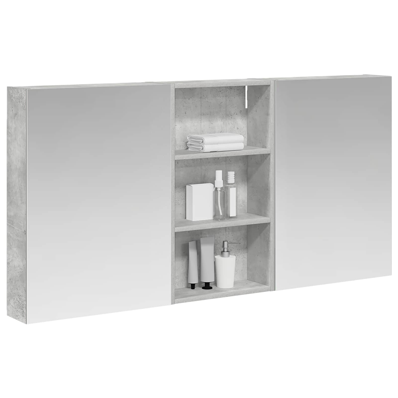 vidaXL Zestaw Szafek Łazienkowych z półką 3 pcs 140 x 14,5 x 70 cm