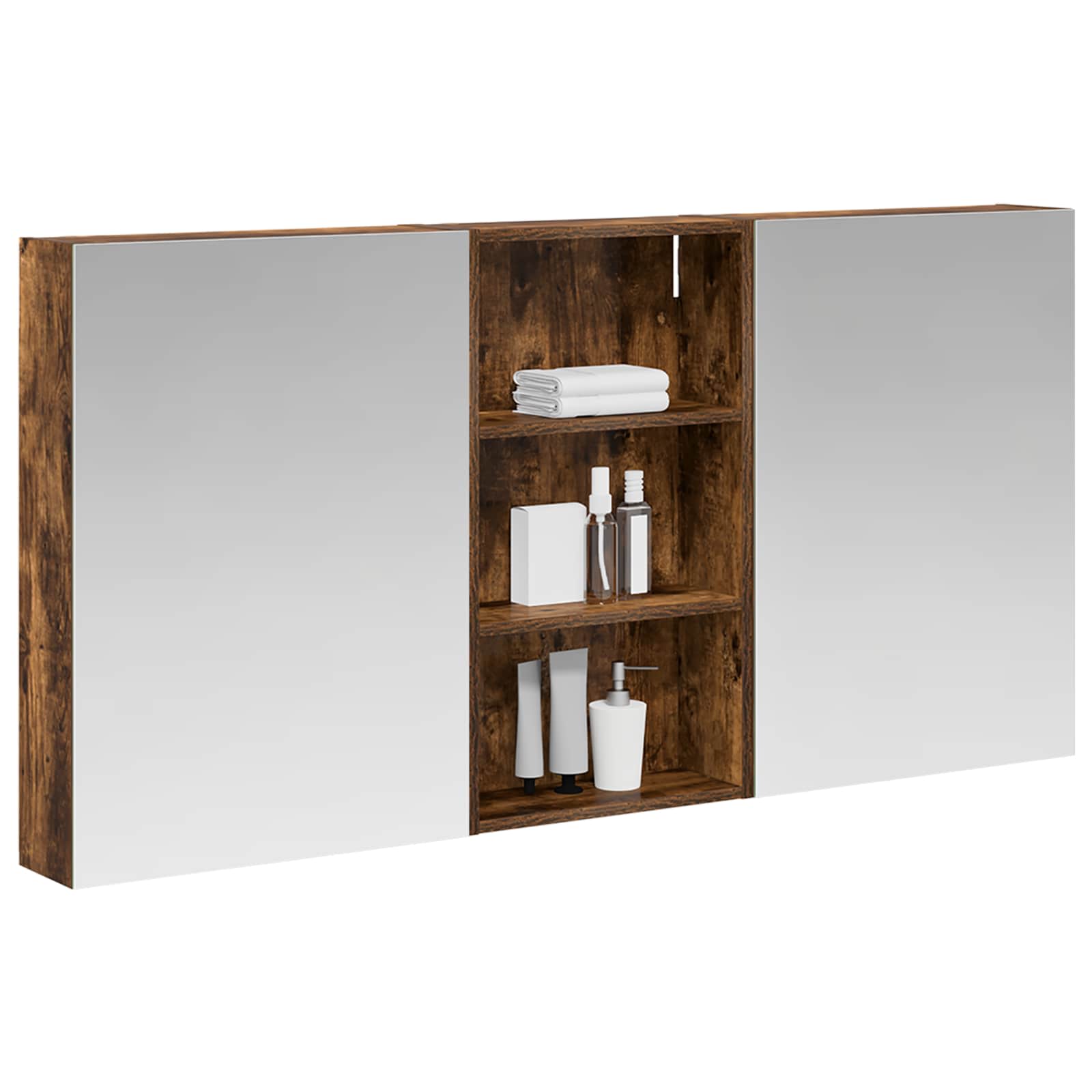 vidaXL Zestaw Szafek Łazienkowych z półką 3 pcs 140 x 14,5 x 70 cm