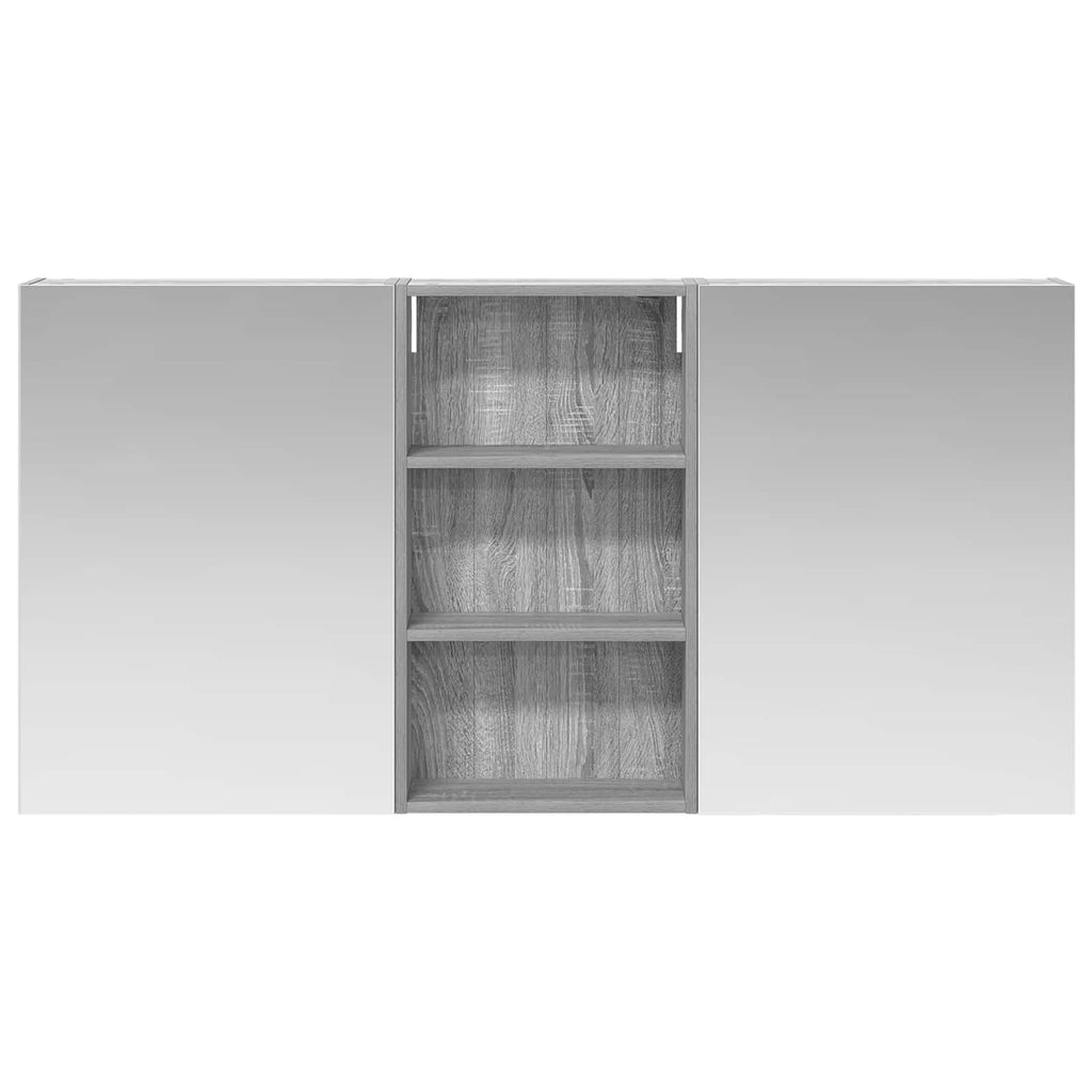 vidaXL Zestaw Szafek Łazienkowych z półką 3 pcs 140 x 14,5 x 70 cm