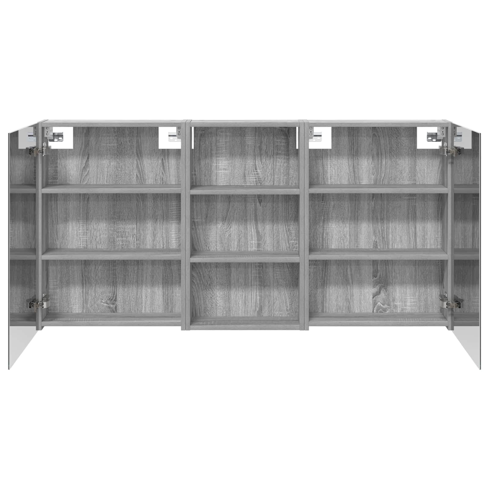 vidaXL Zestaw Szafek Łazienkowych z półką 3 pcs 140 x 14,5 x 70 cm