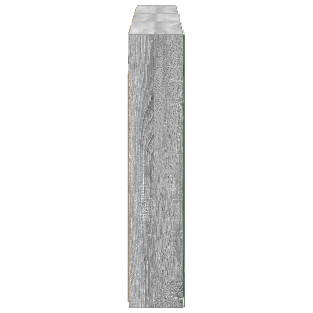 vidaXL Zestaw Szafek Łazienkowych z półką 3 pcs 140 x 14,5 x 70 cm