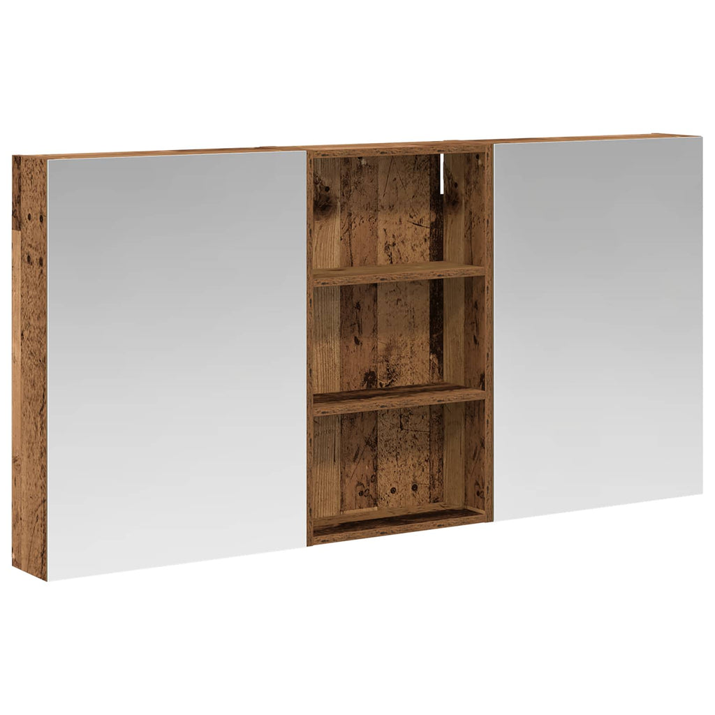 vidaXL Zestaw Szafek Łazienkowych z półką 3 pcs 140 x 14,5 x 70 cm