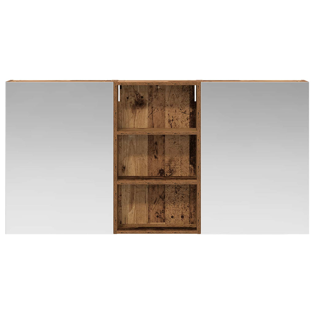 vidaXL Zestaw Szafek Łazienkowych z półką 3 pcs 140 x 14,5 x 70 cm