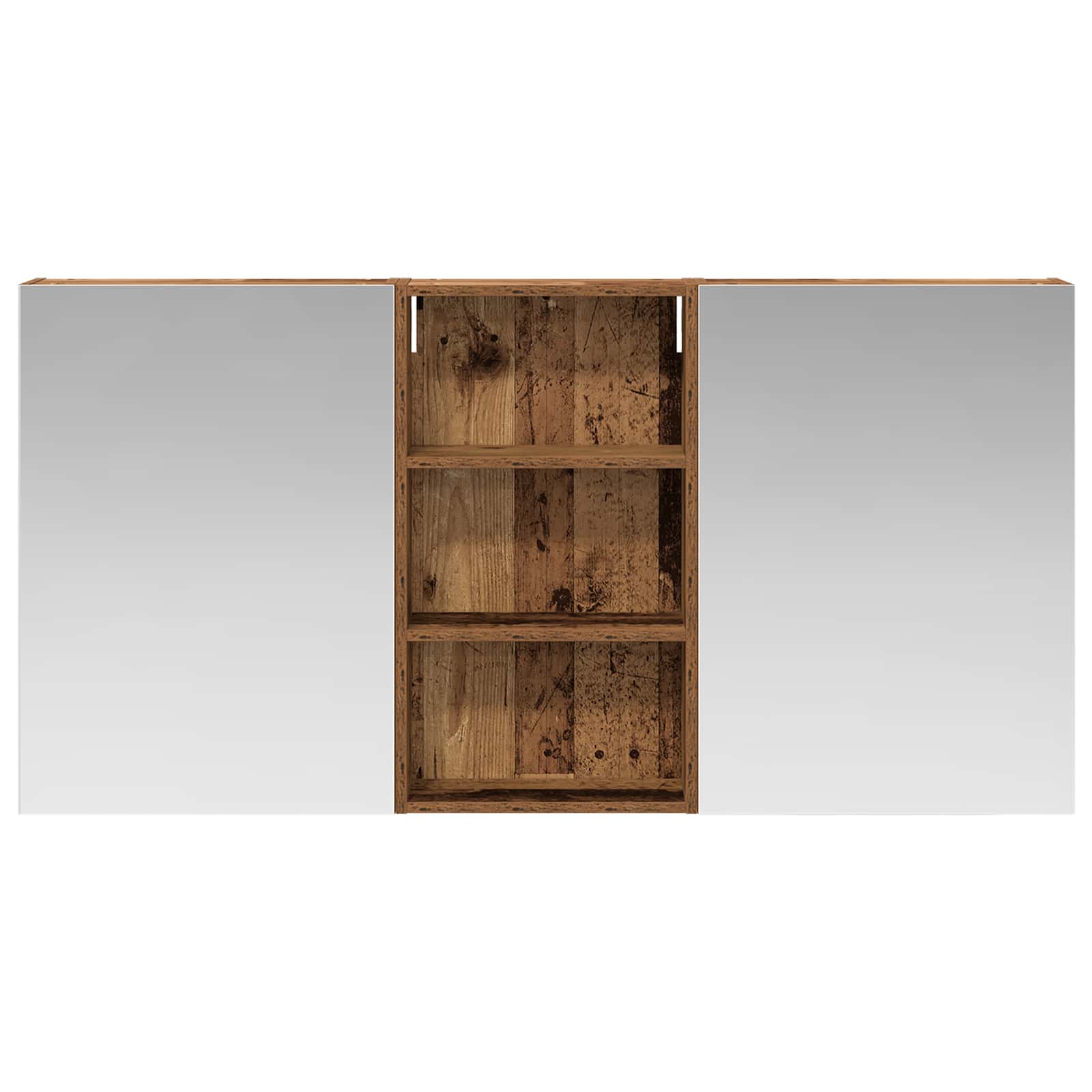 vidaXL Zestaw Szafek Łazienkowych z półką 3 pcs 140 x 14,5 x 70 cm