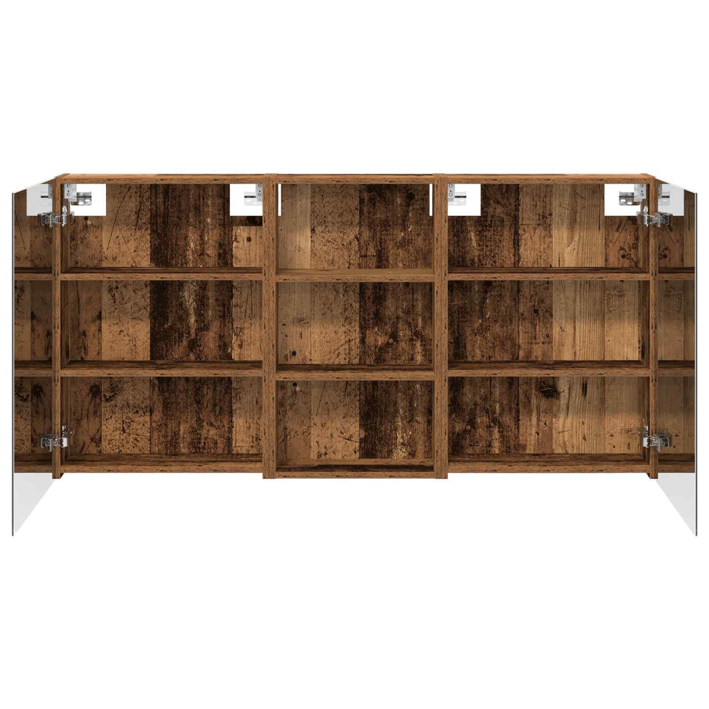 vidaXL Zestaw Szafek Łazienkowych z półką 3 pcs 140 x 14,5 x 70 cm