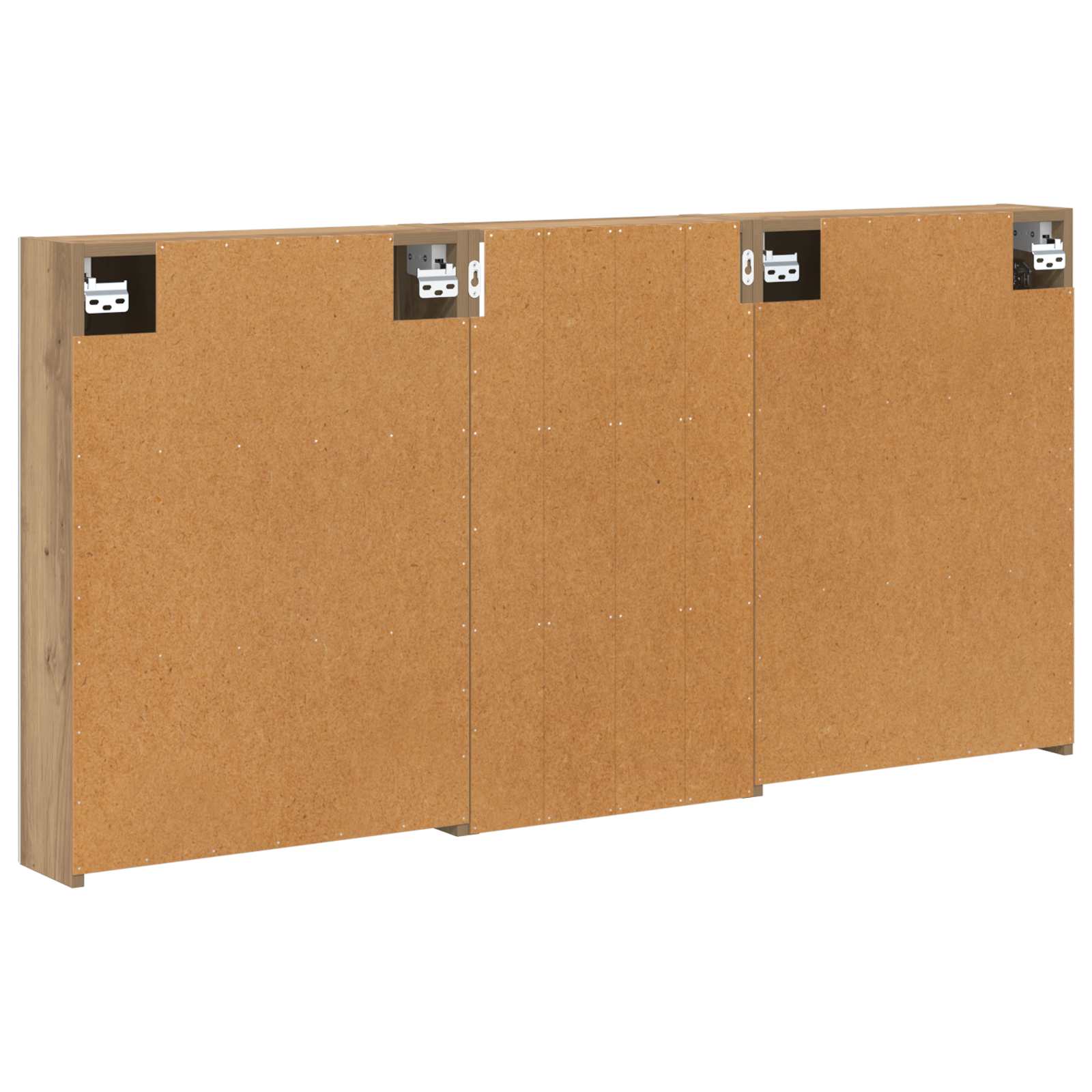vidaXL Zestaw Szafek Łazienkowych z półką 3 pcs 140 x 14,5 x 70 cm