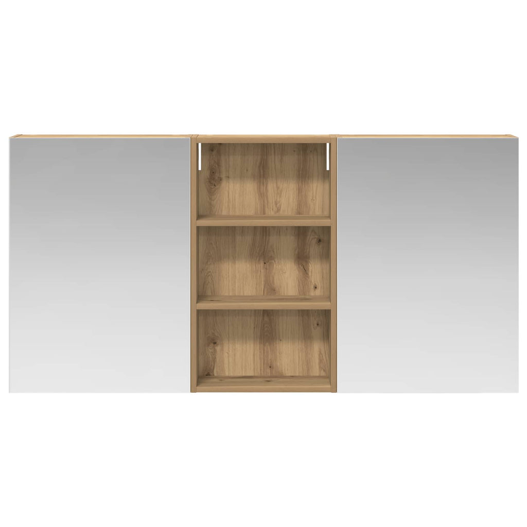 vidaXL Zestaw Szafek Łazienkowych z półką 3 pcs 140 x 14,5 x 70 cm