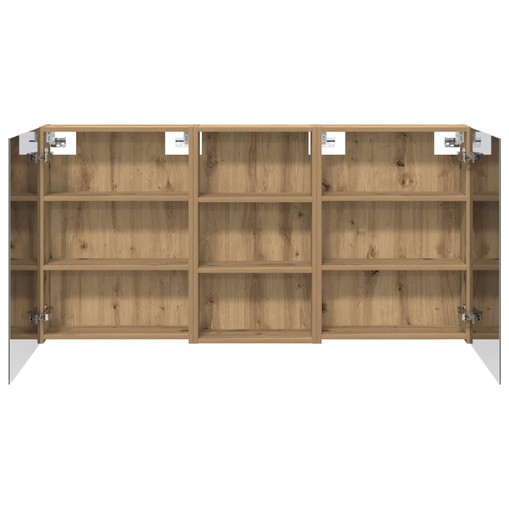 vidaXL Zestaw Szafek Łazienkowych z półką 3 pcs 140 x 14,5 x 70 cm