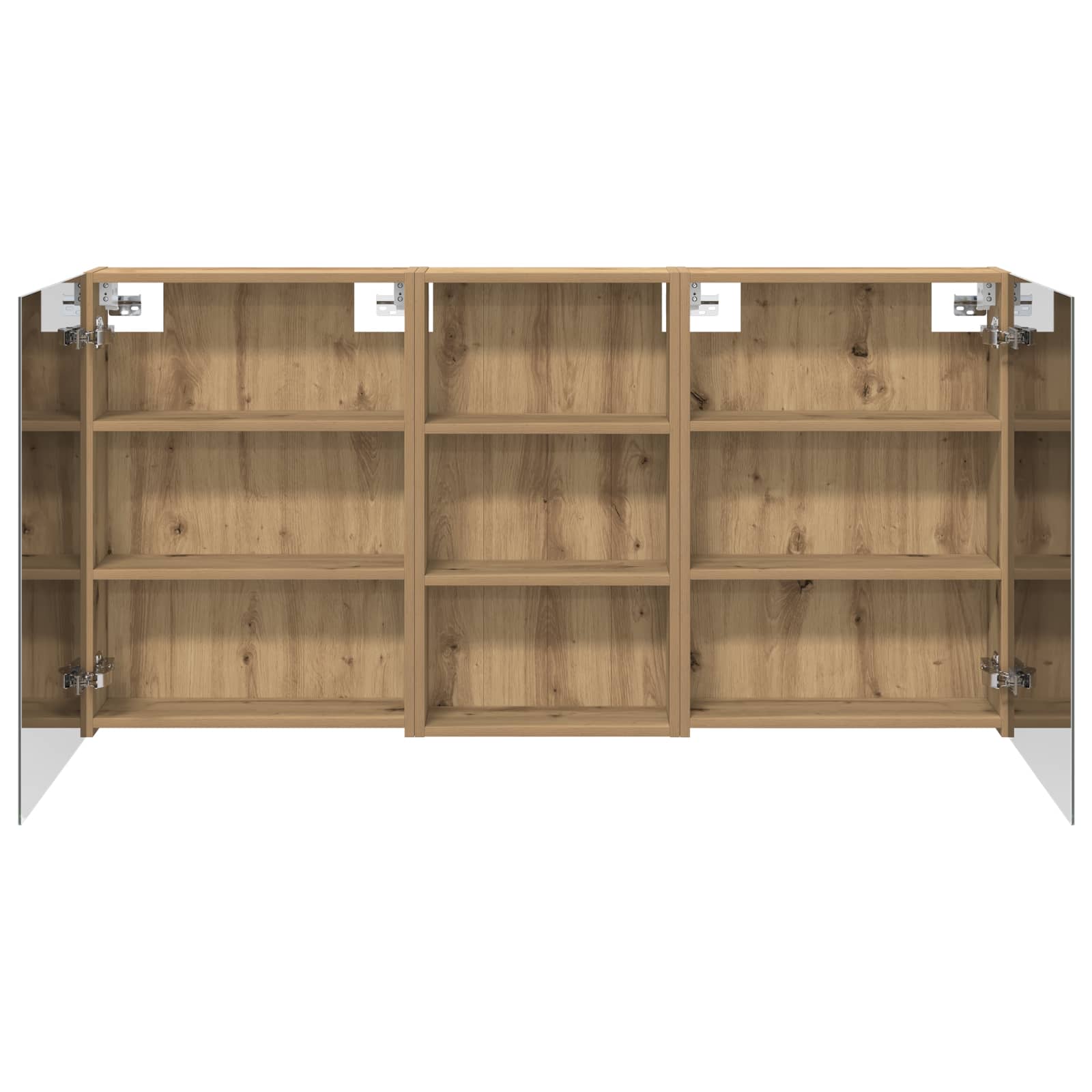vidaXL Zestaw Szafek Łazienkowych z półką 3 pcs 140 x 14,5 x 70 cm