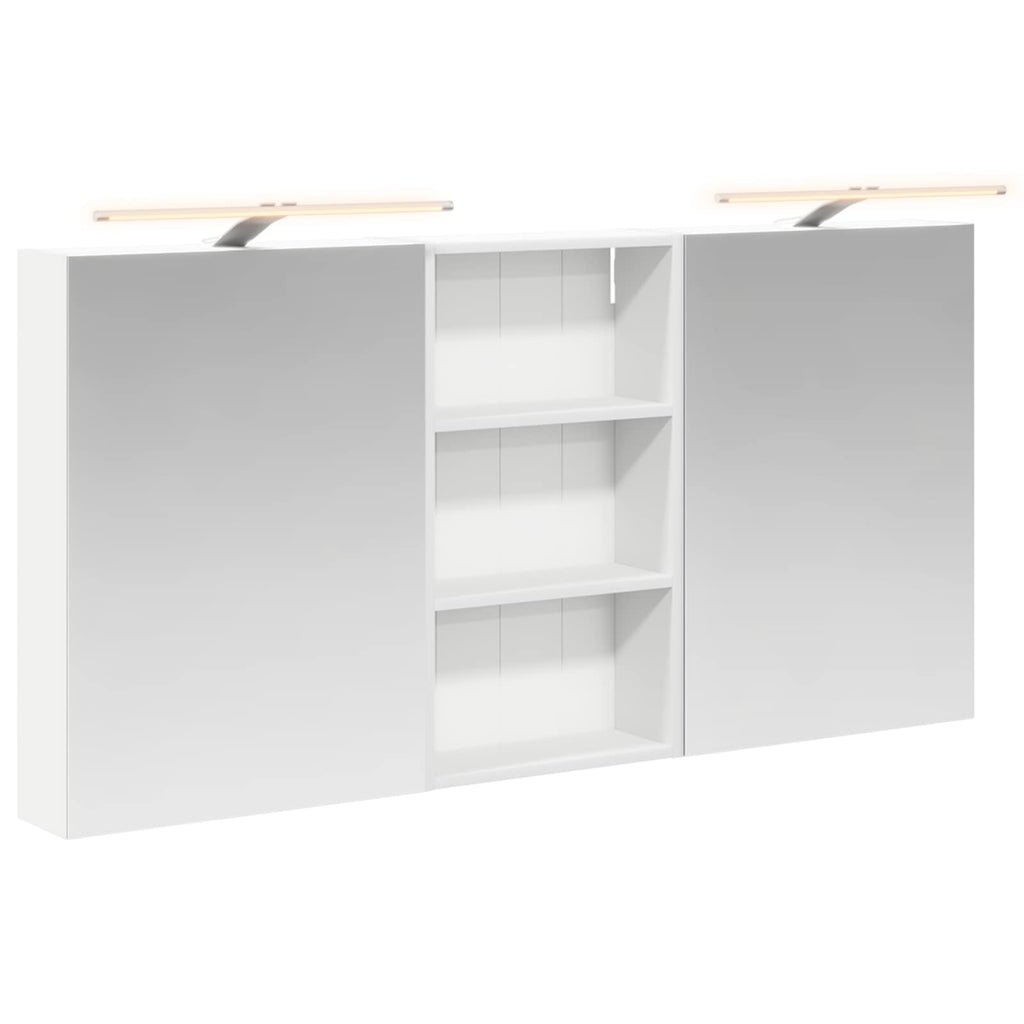 vidaXL Zestaw Szafek Łazienkowych z półką 3 pcs 140 x 14,5 x 70 cm