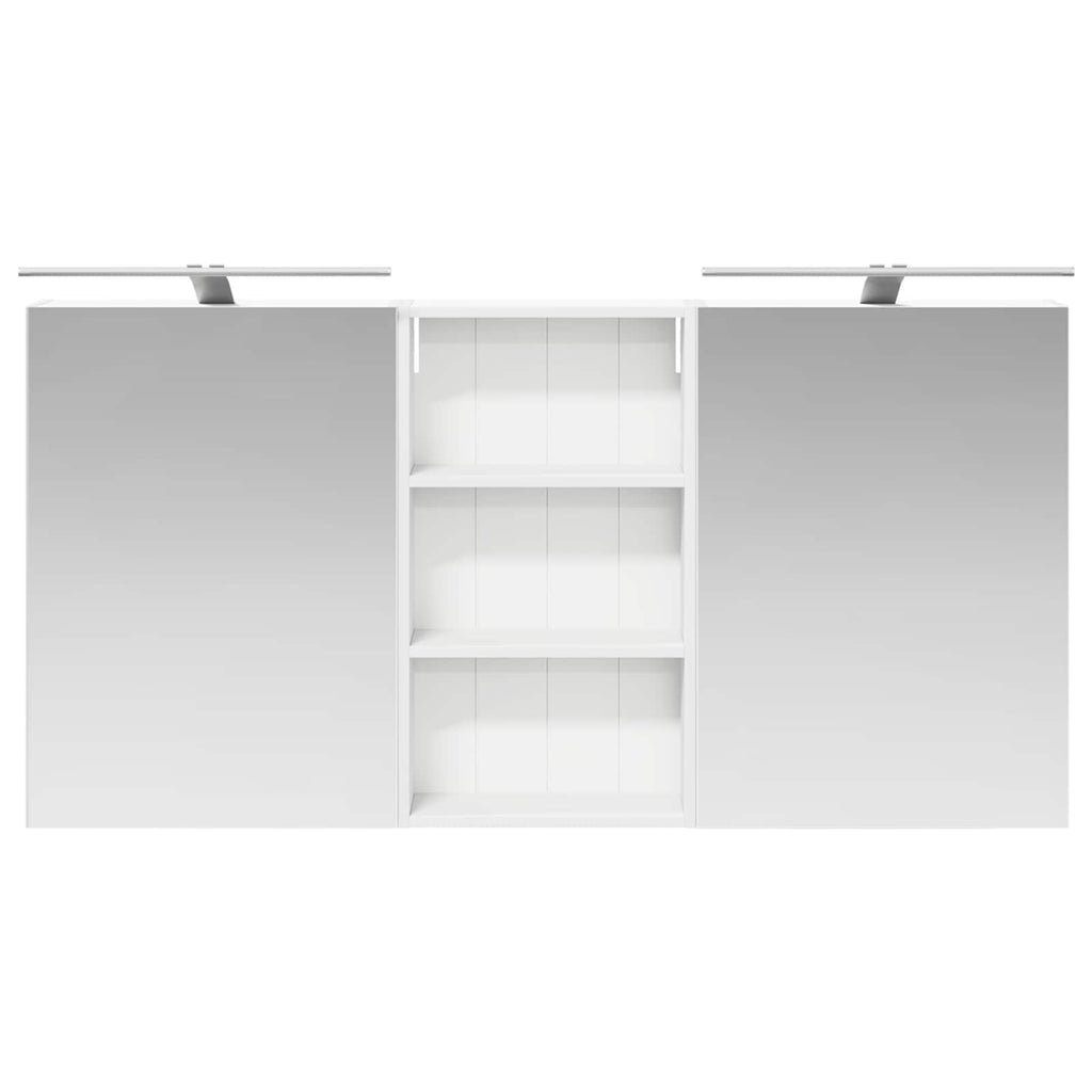 vidaXL Zestaw Szafek Łazienkowych z półką 3 pcs 140 x 14,5 x 70 cm
