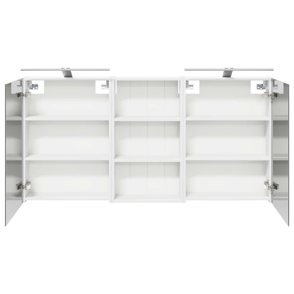 vidaXL Zestaw Szafek Łazienkowych z półką 3 pcs 140 x 14,5 x 70 cm