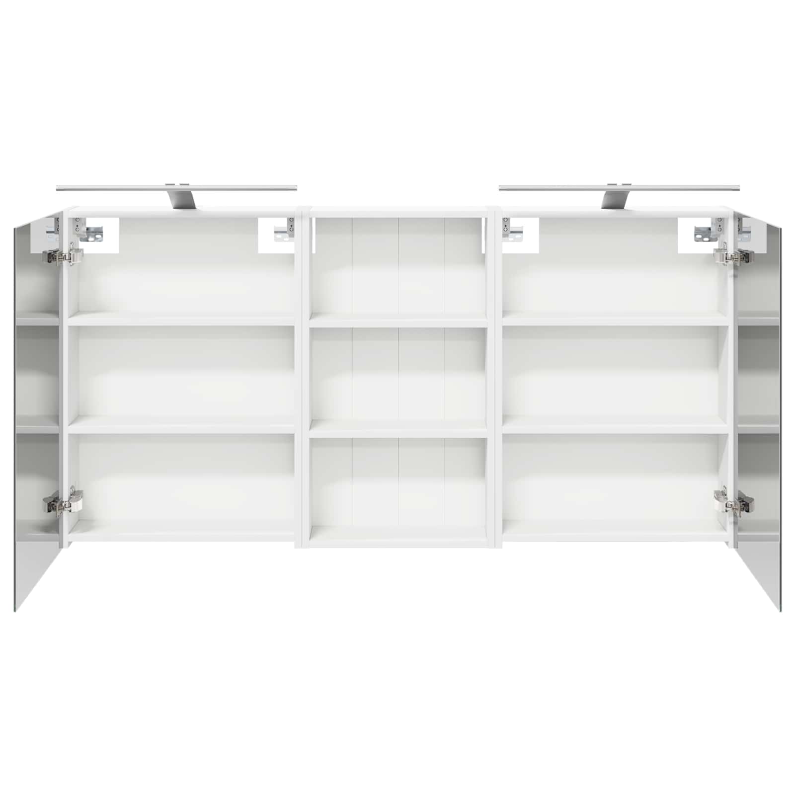 vidaXL Zestaw Szafek Łazienkowych z półką 3 pcs 140 x 14,5 x 70 cm