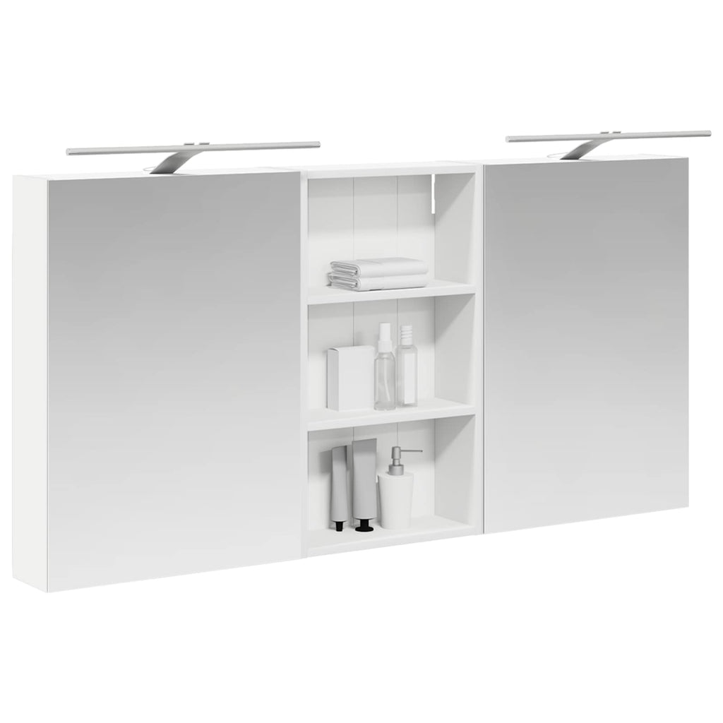 vidaXL Zestaw Szafek Łazienkowych z półką 3 pcs 140 x 14,5 x 70 cm
