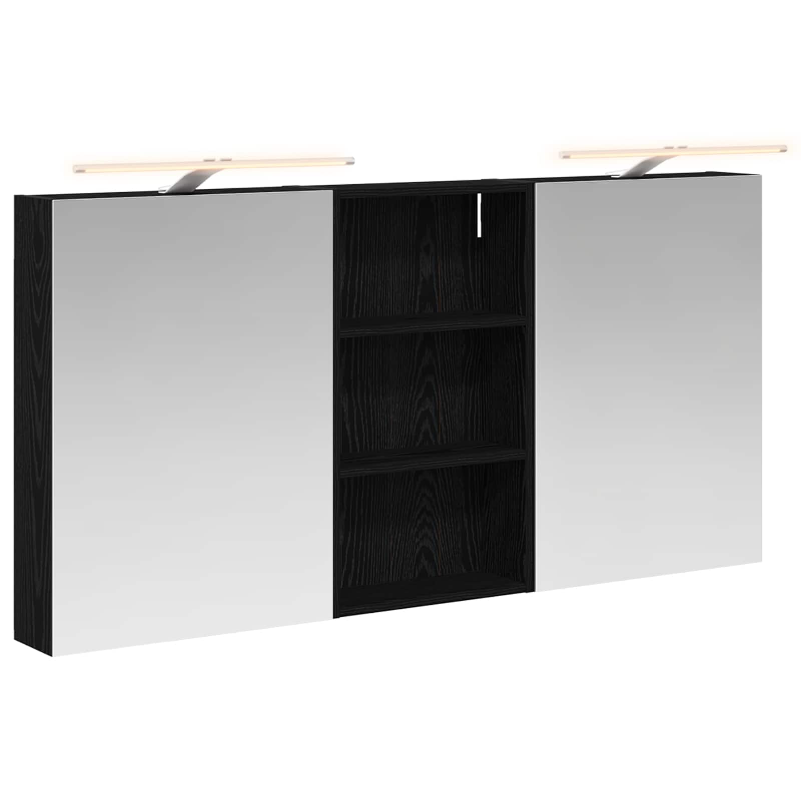vidaXL Zestaw Szafek Łazienkowych z półką 3 pcs 140 x 14,5 x 70 cm