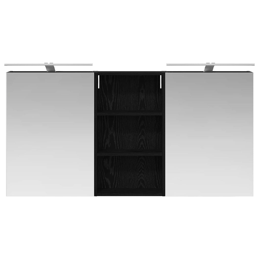 vidaXL Zestaw Szafek Łazienkowych z półką 3 pcs 140 x 14,5 x 70 cm