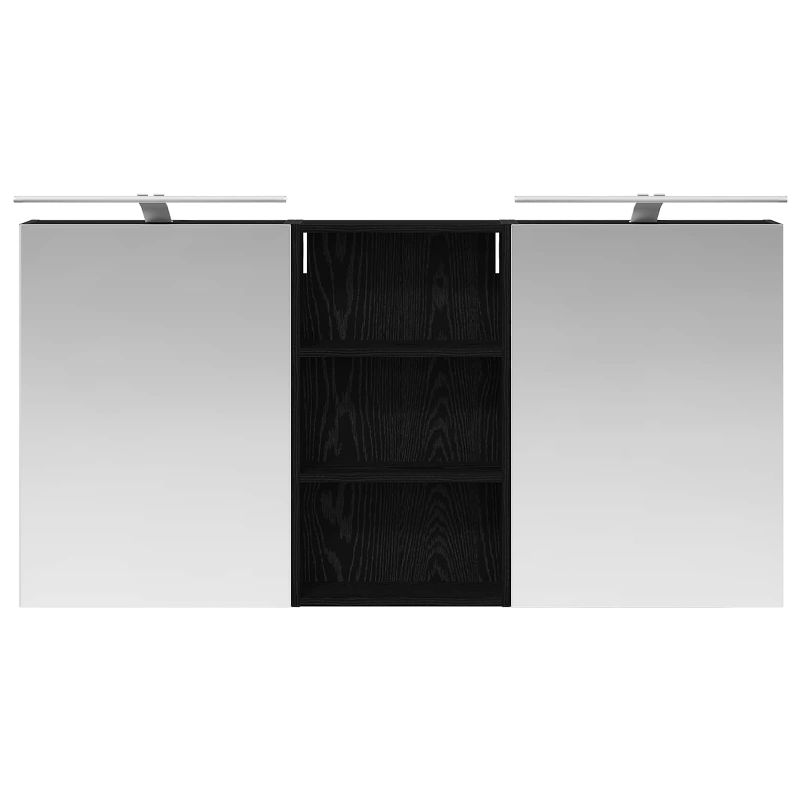 vidaXL Zestaw Szafek Łazienkowych z półką 3 pcs 140 x 14,5 x 70 cm
