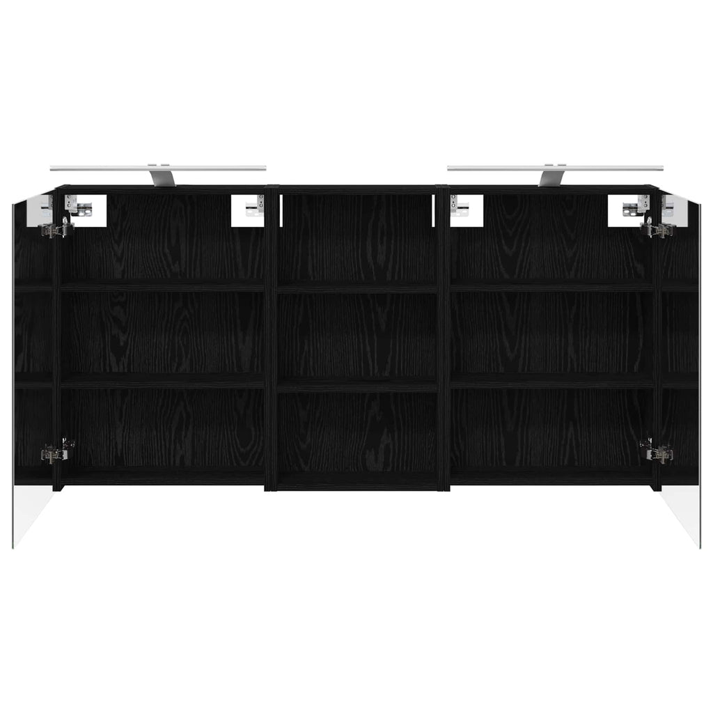 vidaXL Zestaw Szafek Łazienkowych z półką 3 pcs 140 x 14,5 x 70 cm