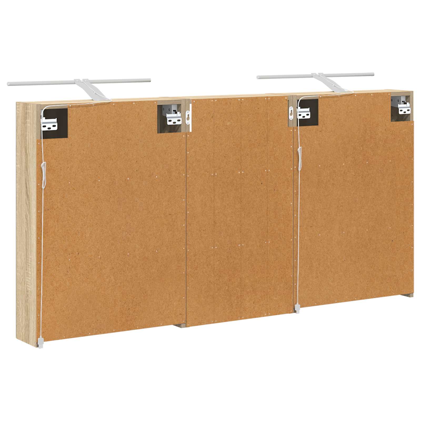 vidaXL Zestaw Szafek Łazienkowych z półką 3 pcs 140 x 14,5 x 70 cm