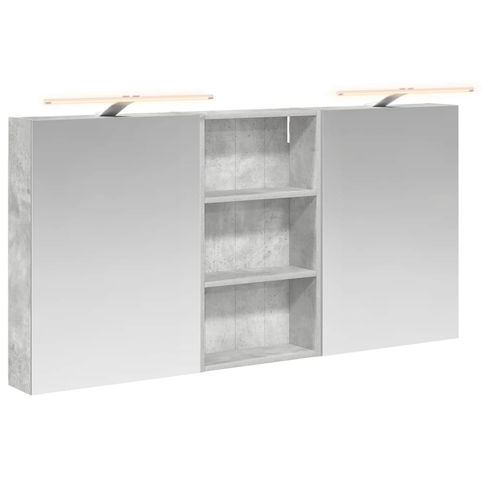 vidaXL Zestaw Szafek Łazienkowych z półką 3 pcs 140 x 14,5 x 70 cm