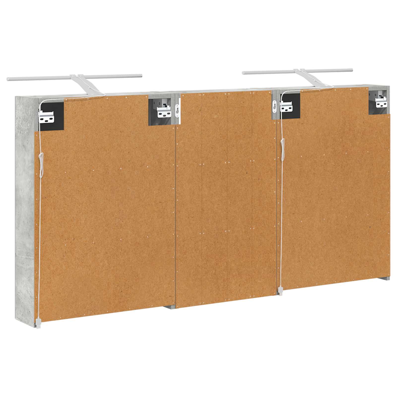 vidaXL Zestaw Szafek Łazienkowych z półką 3 pcs 140 x 14,5 x 70 cm