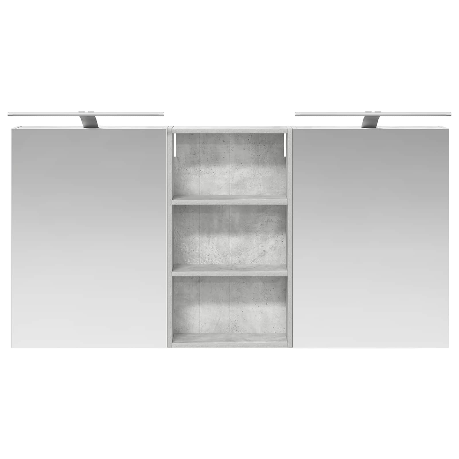 vidaXL Zestaw Szafek Łazienkowych z półką 3 pcs 140 x 14,5 x 70 cm