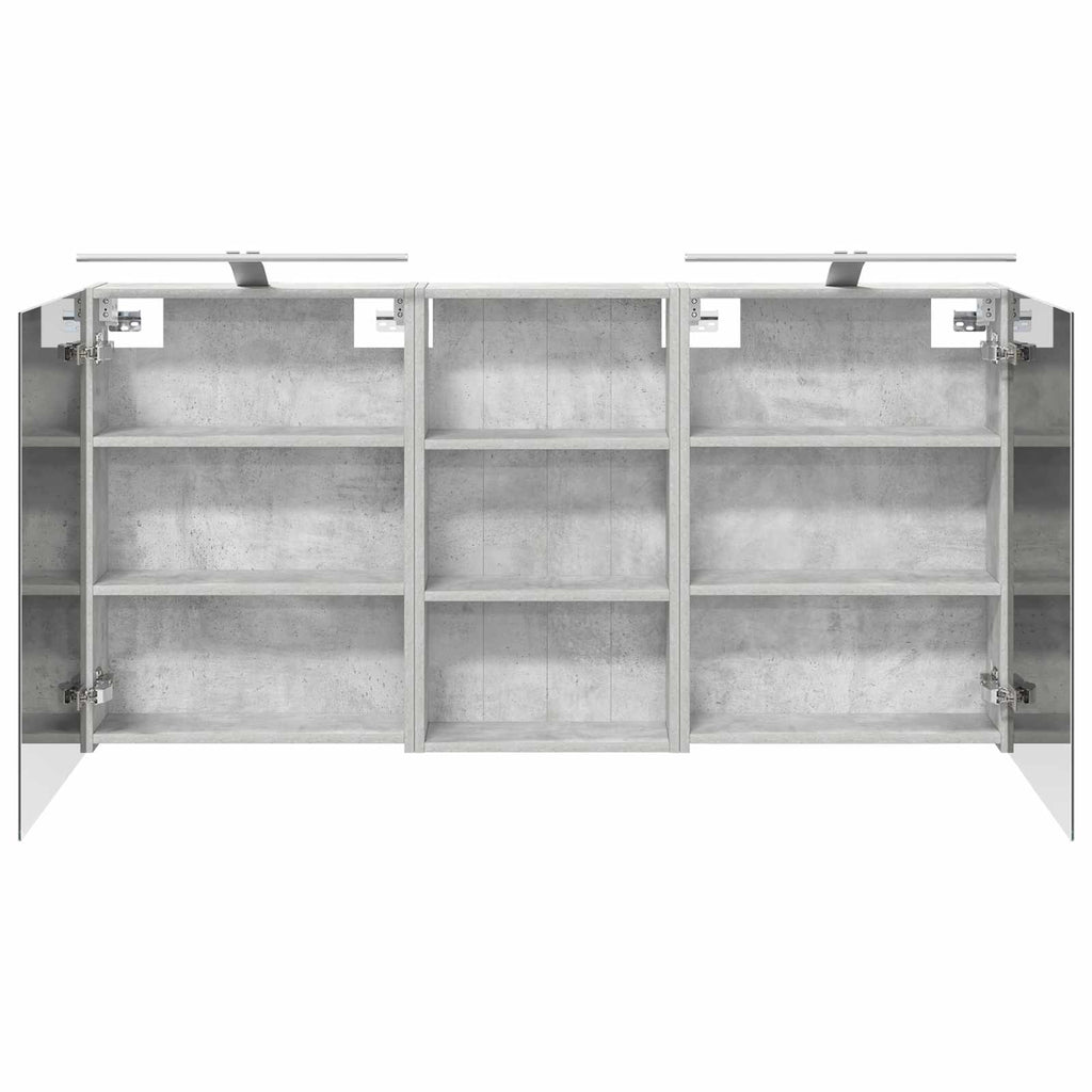 vidaXL Zestaw Szafek Łazienkowych z półką 3 pcs 140 x 14,5 x 70 cm