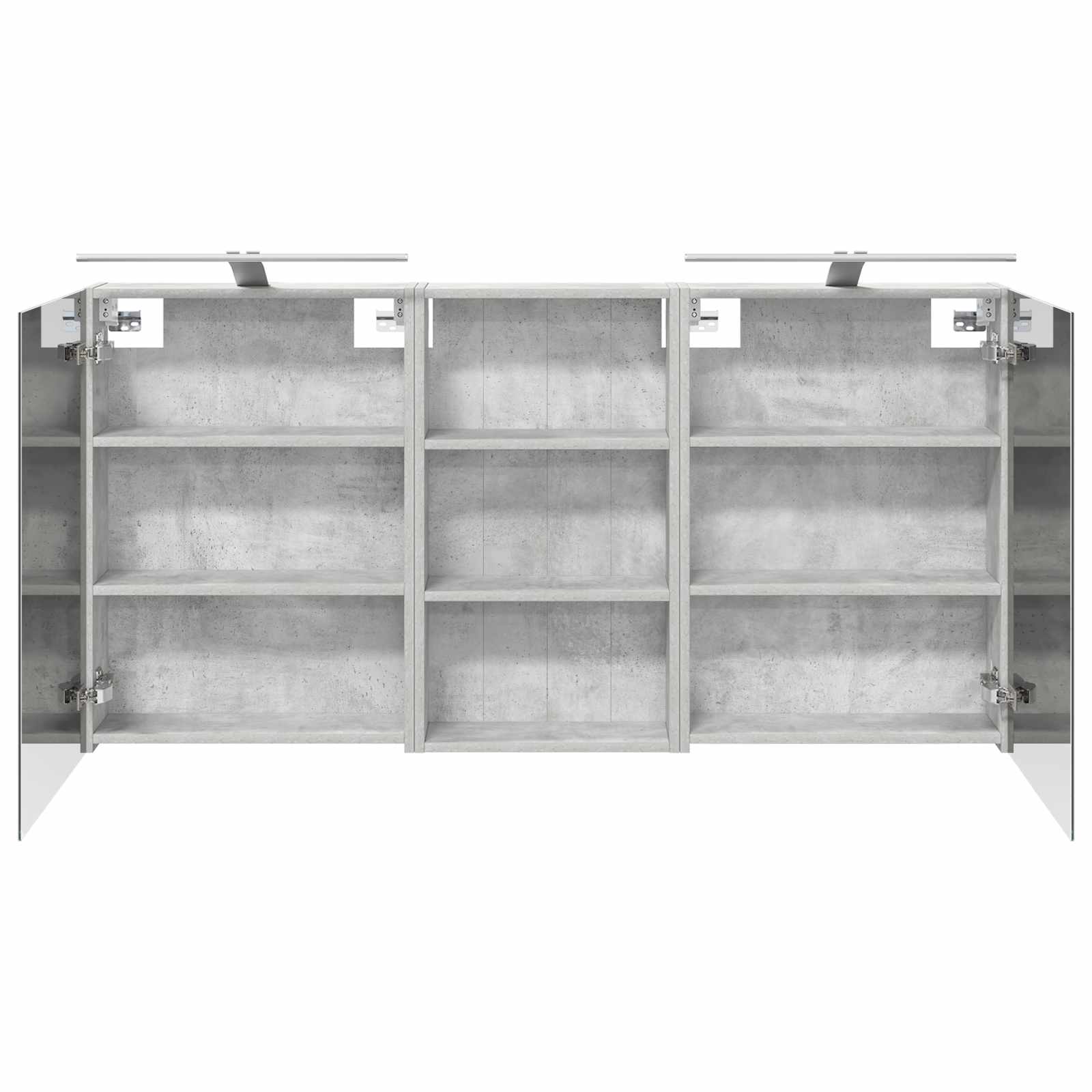 vidaXL Zestaw Szafek Łazienkowych z półką 3 pcs 140 x 14,5 x 70 cm