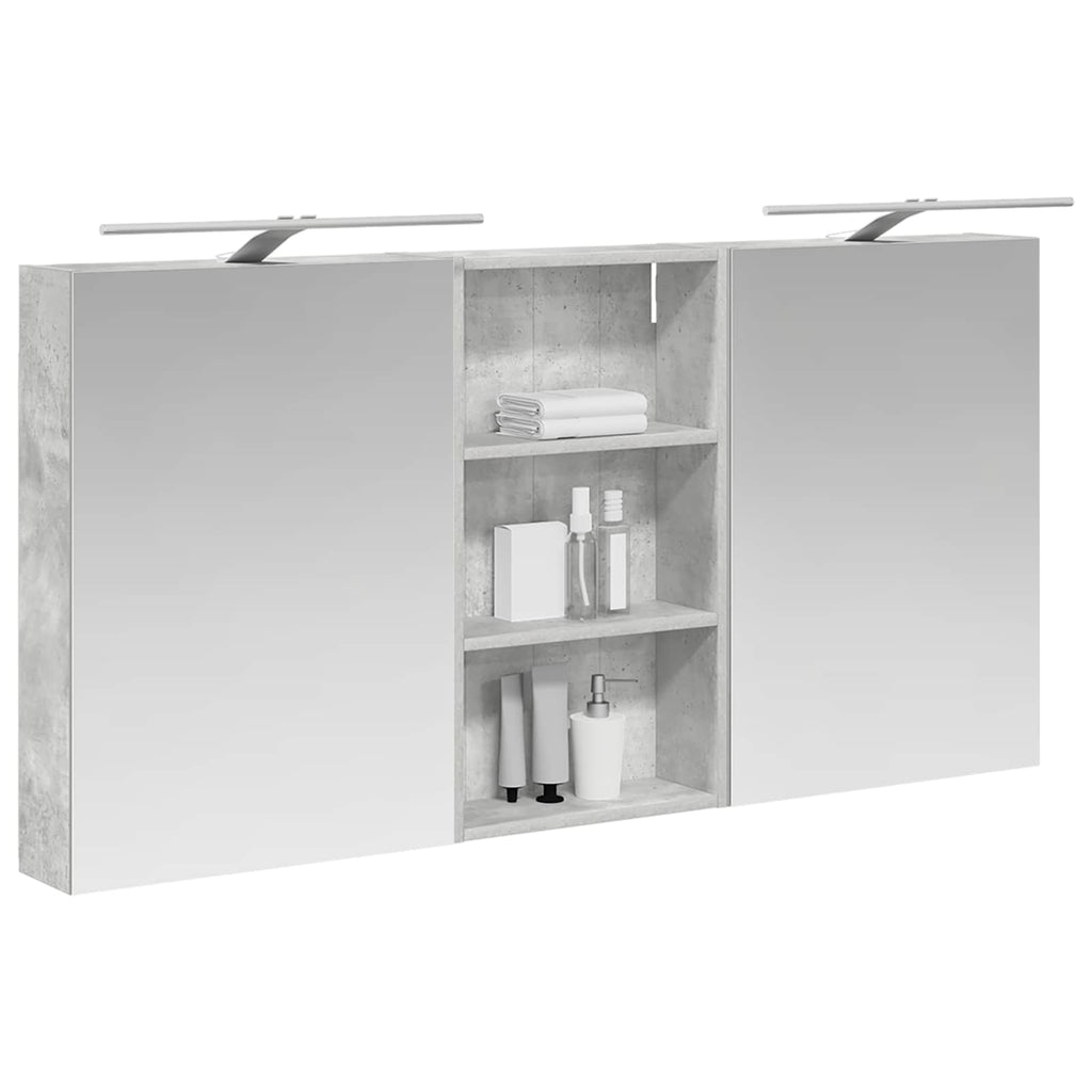 vidaXL Zestaw Szafek Łazienkowych z półką 3 pcs 140 x 14,5 x 70 cm