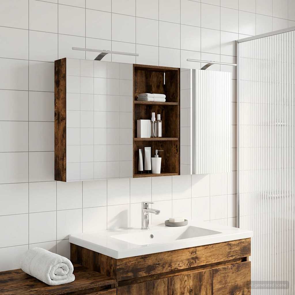 vidaXL Zestaw Szafek Łazienkowych 3 szt. 140 x 14,5 x 70 cm