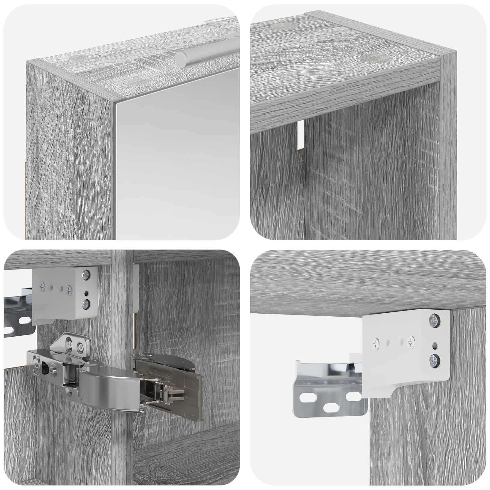 vidaXL Zestaw Szafek Łazienkowych 3 pcs 140 x 14,5 x 70 cm
