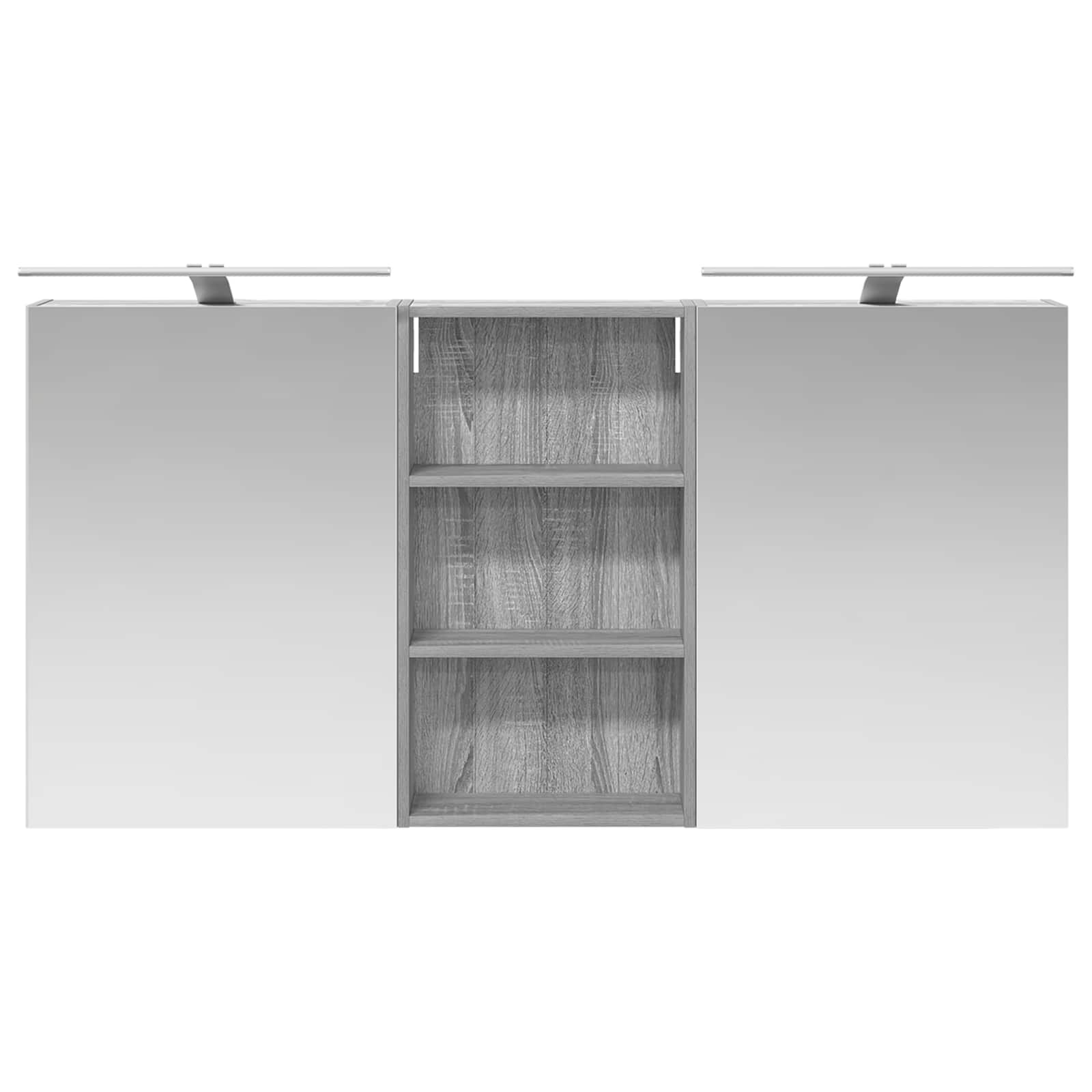 vidaXL Zestaw Szafek Łazienkowych 3 pcs 140 x 14,5 x 70 cm