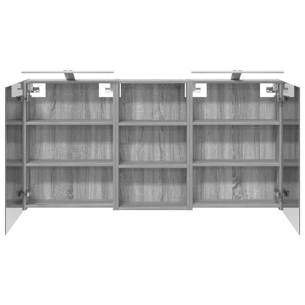 vidaXL Zestaw Szafek Łazienkowych 3 pcs 140 x 14,5 x 70 cm