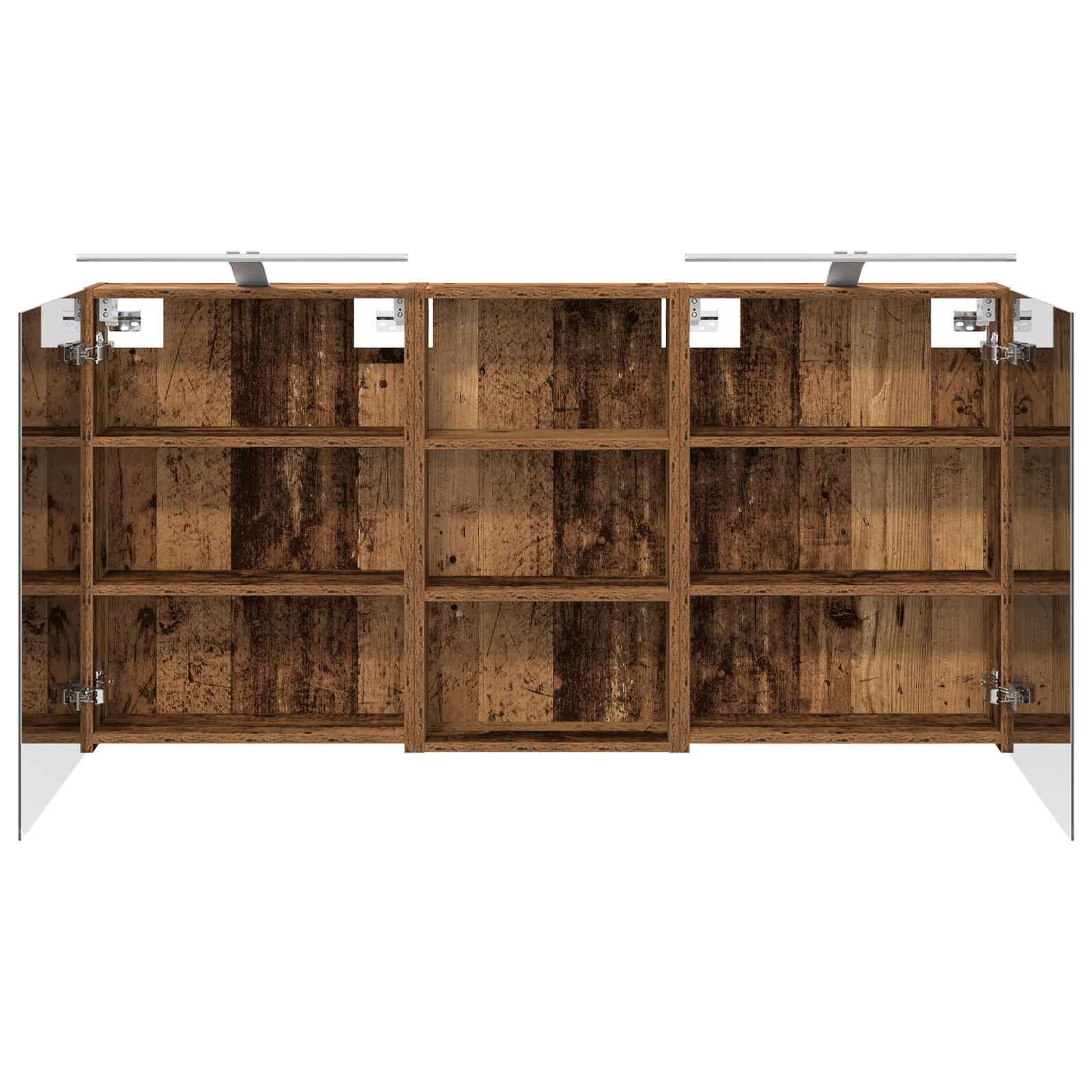 vidaXL Zestaw Szafek Łazienkowych z półką 3 pcs 140 x 14,5 x 70 cm