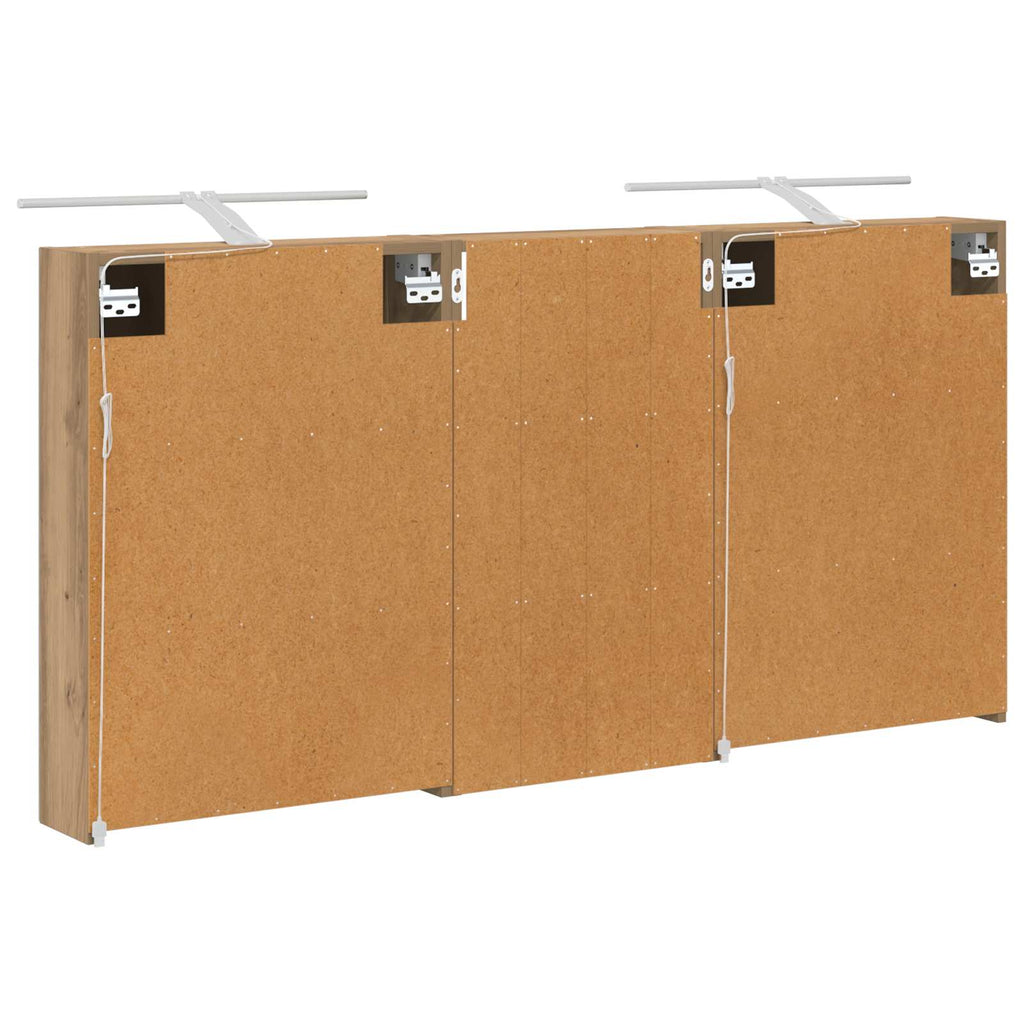 vidaXL Zestaw Szafek Łazienkowych z półką 3 pcs 140 x 14,5 x 70 cm