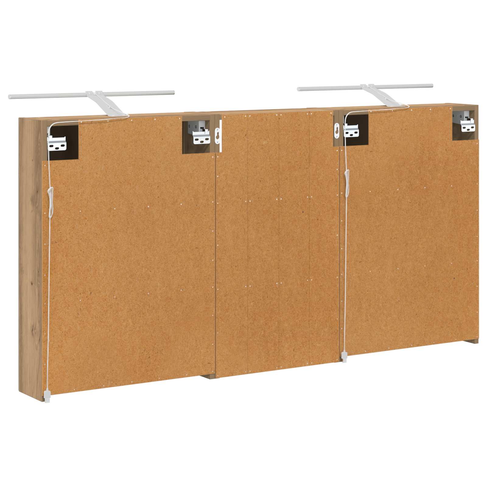 vidaXL Zestaw Szafek Łazienkowych z półką 3 pcs 140 x 14,5 x 70 cm