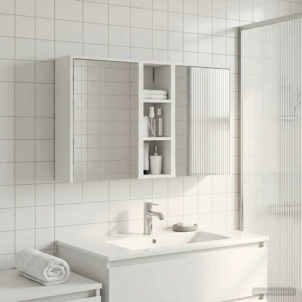 vidaXL Zestaw Szafek Łazienkowych 3 pcs 106 x 16 x 62,5 cm