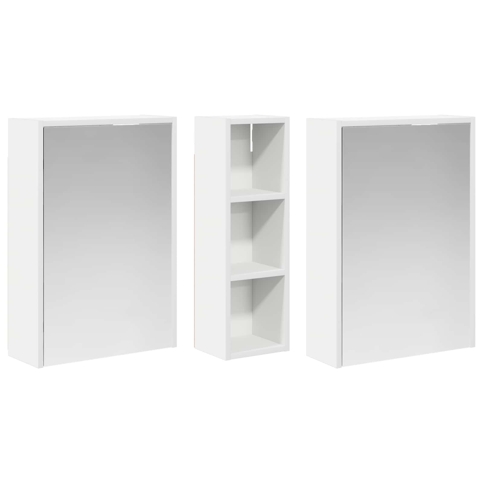 vidaXL Zestaw Szafek Łazienkowych 3 pcs 106 x 16 x 62,5 cm