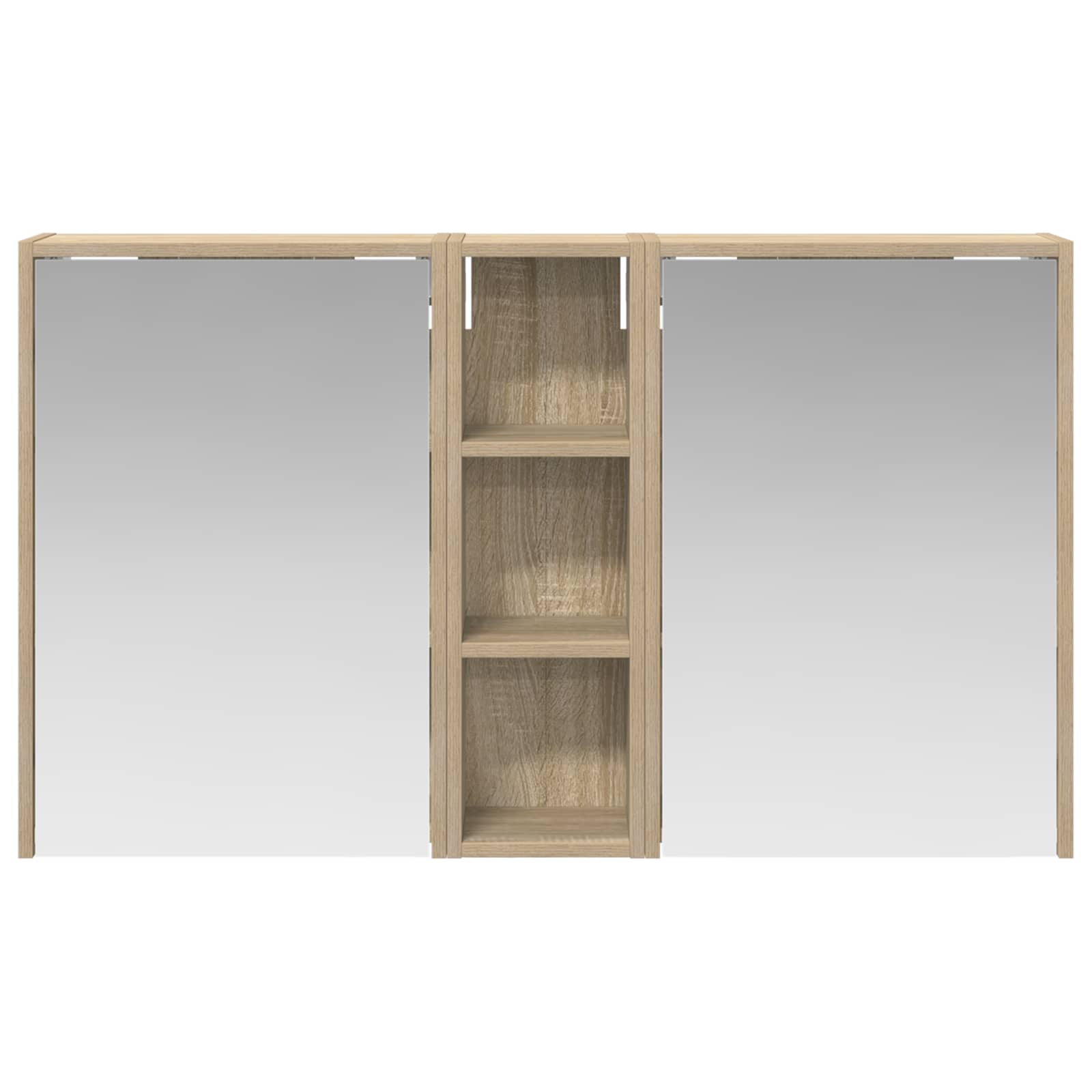 vidaXL Zestaw Szafek Łazienkowych 3 pcs 106 x 16 x 62,5 cm