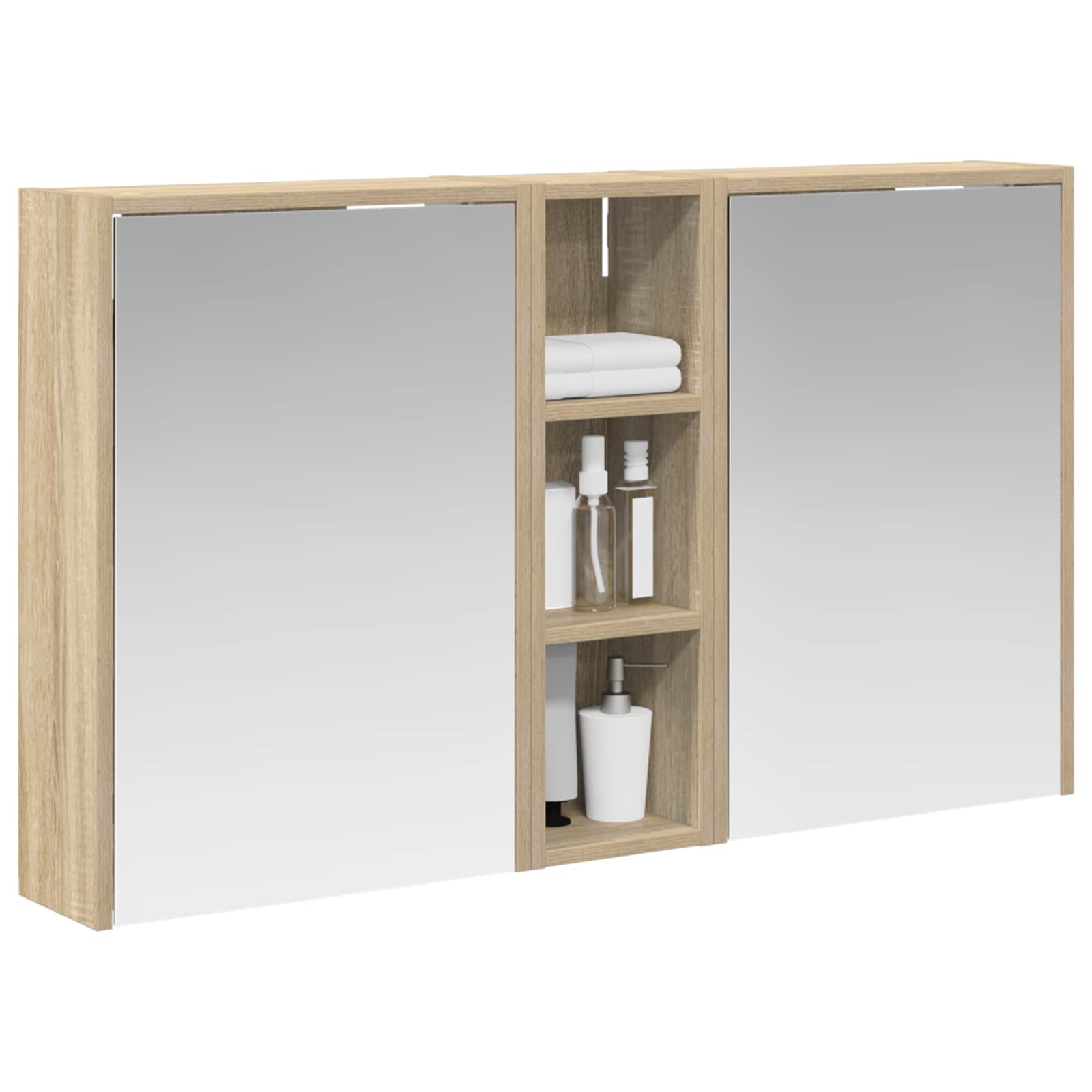 vidaXL Zestaw Szafek Łazienkowych 3 pcs 106 x 16 x 62,5 cm