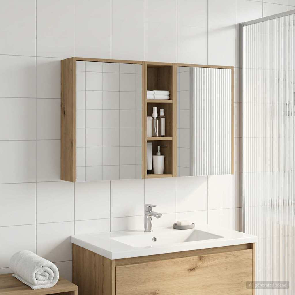 vidaXL Zestaw Szafek Łazienkowych 3 pcs 106 x 16 x 62,5 cm