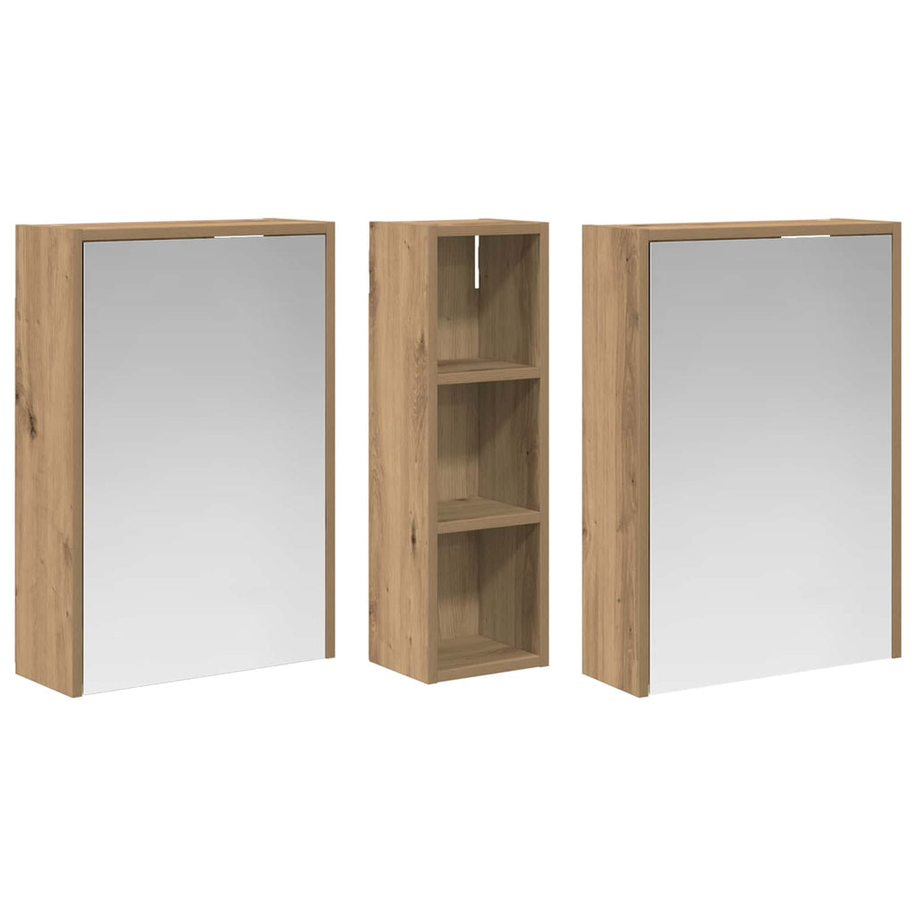 vidaXL Zestaw Szafek Łazienkowych 3 pcs 106 x 16 x 62,5 cm