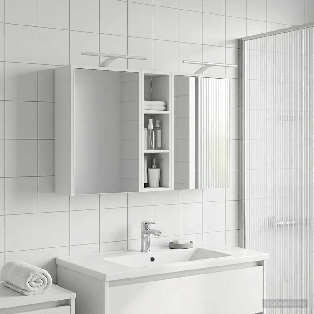 vidaXL Zestaw Szafek Łazienkowych 3 pcs 106 x 16 x 62,5 cm