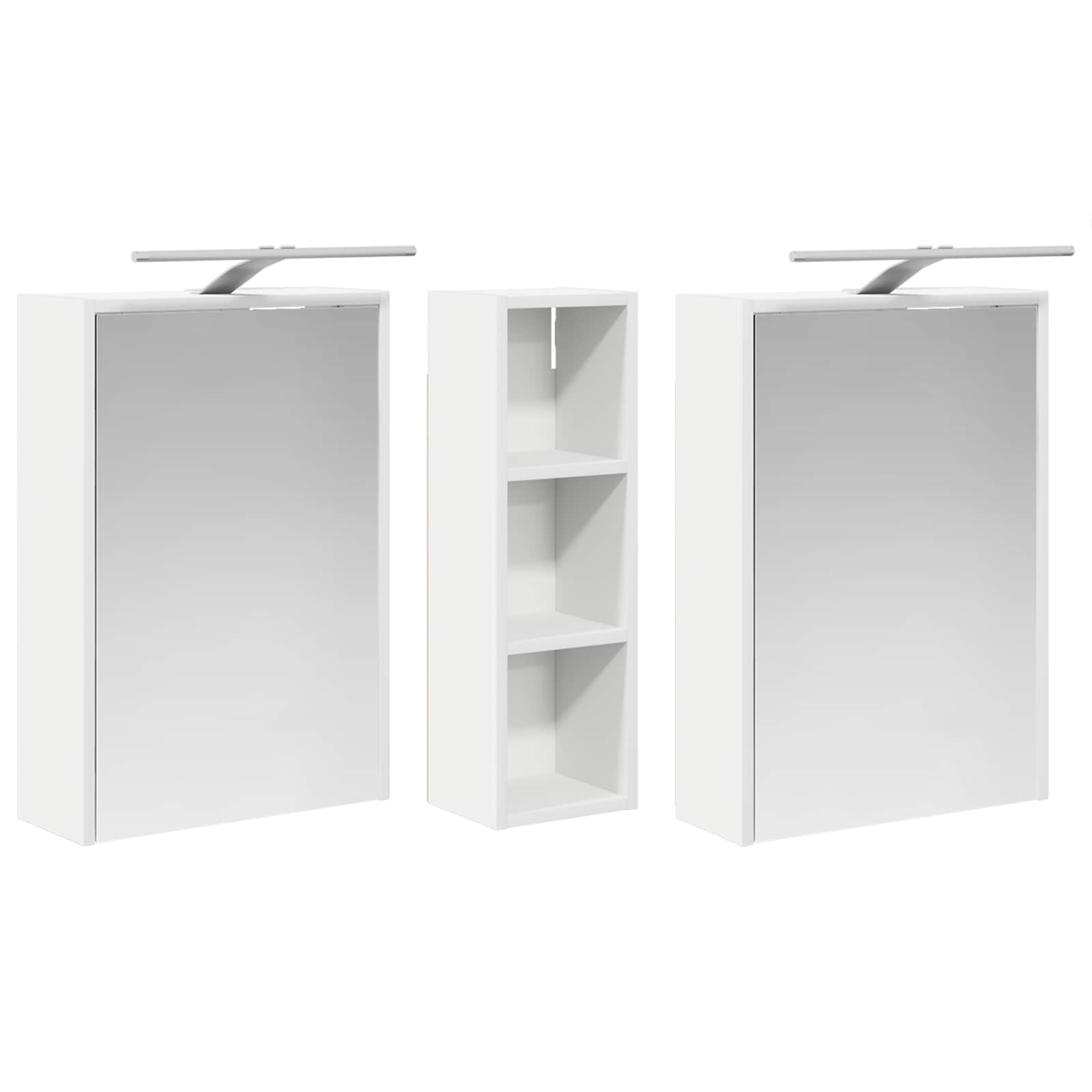 vidaXL Zestaw Szafek Łazienkowych 3 pcs 106 x 16 x 62,5 cm