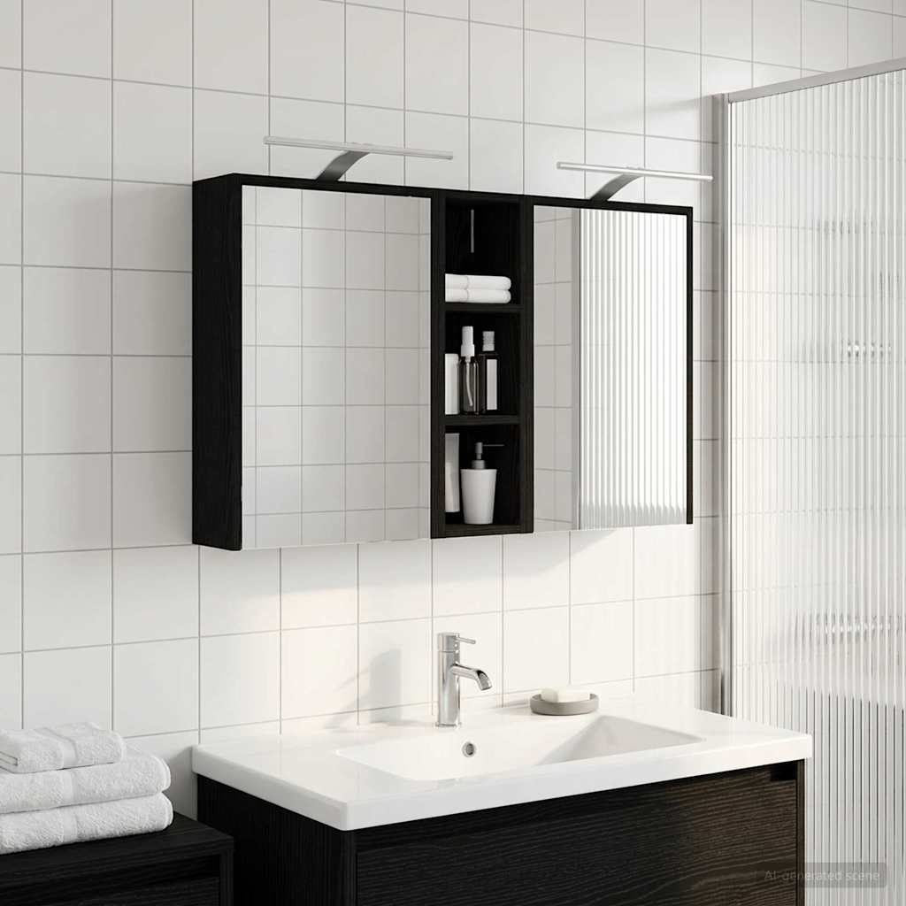 vidaXL Zestaw Szafek Łazienkowych 3 pcs 106 x 16 x 62,5 cm
