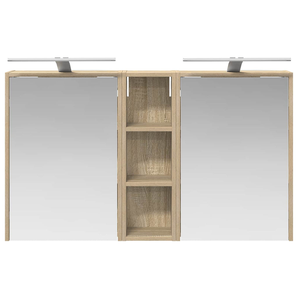 vidaXL Zestaw Szafek Łazienkowych 3 pcs 106 x 16 x 62,5 cm