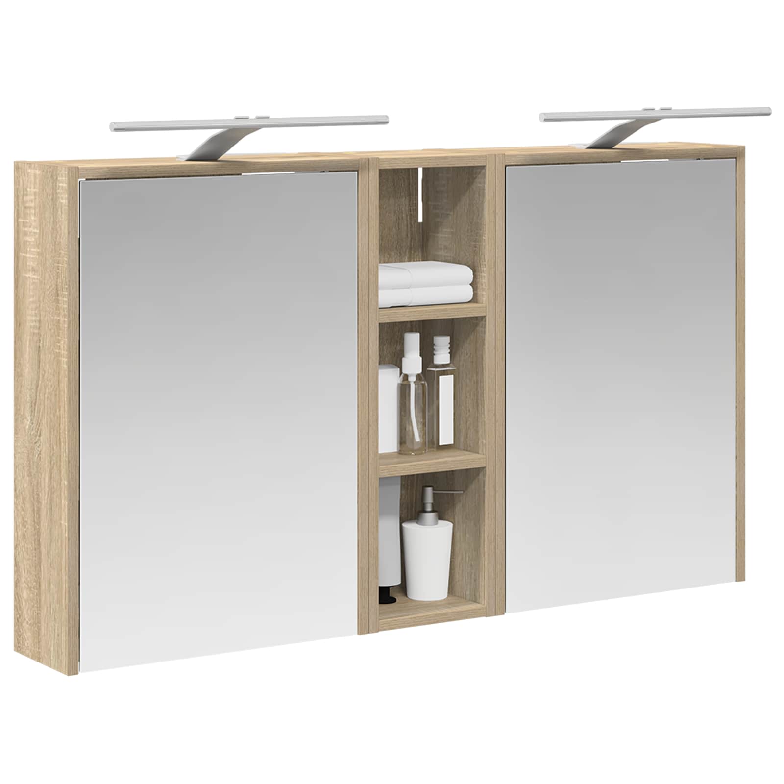 vidaXL Zestaw Szafek Łazienkowych 3 pcs 106 x 16 x 62,5 cm